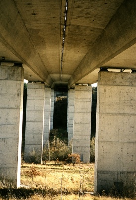 Autobahnbr&uuml;cke &uuml;ber die Schlichem